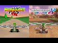Mario Kart 64 Vs 8DX Yoshi Valley