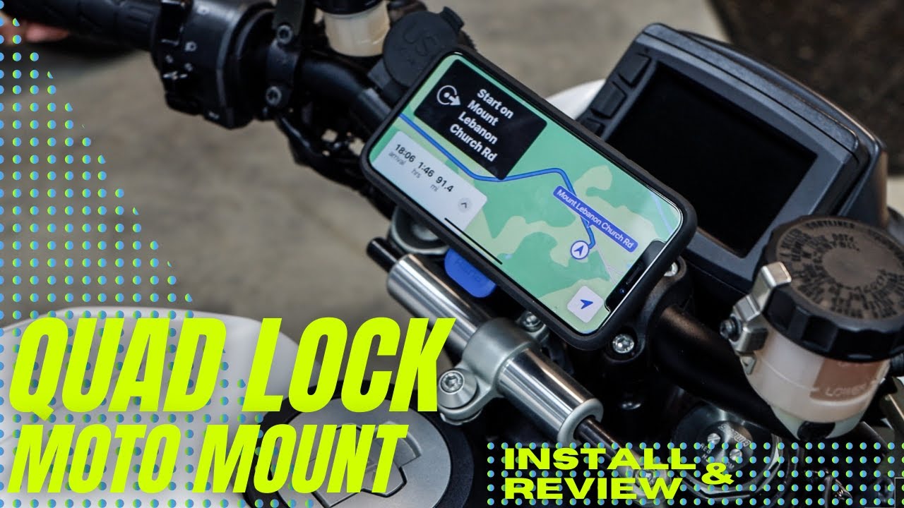 Quad Lock Moto Mount | Install & Review