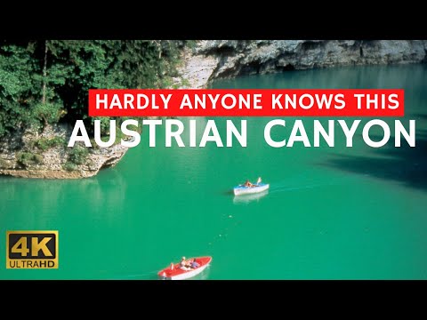 Austrian Canyon and Power Plant Station 🇦🇹 Stausee Klaus (4K 60fps) #ExploreAustria