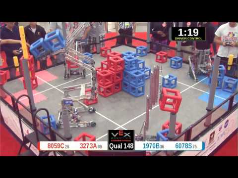 2015 VRC Arts Q148 - 8059C 3273A vs 1970B 6078S - 74 to 43 - VEX Worlds 2015 - Arts Division