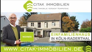 preview picture of video 'Immobilien Köln - Freistehendes Haus mit Pool und Einliegerwohnung in Köln-Raderthal.'