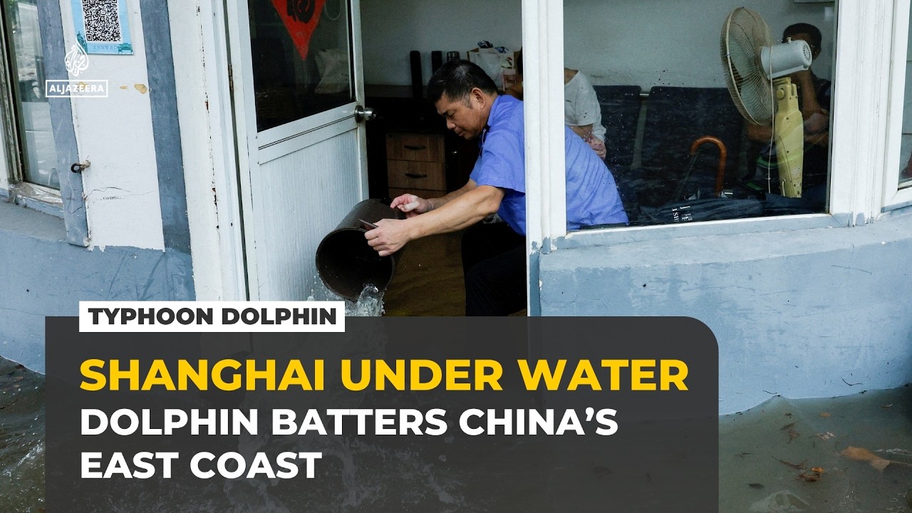 Typhoon Dolphin slams Zhejiang and Shanghai, stranding travellers and residents