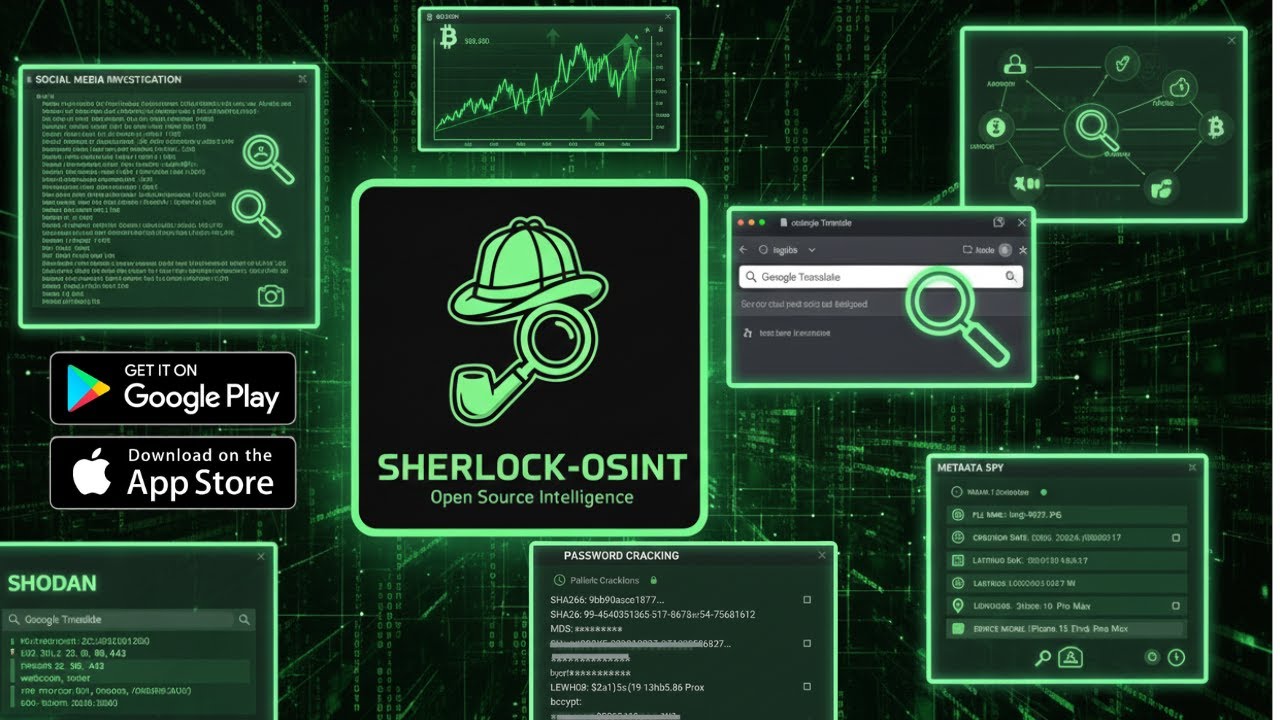 Sherlock-OSINT: La App Definitiva de OSINT y Ciberseguridad Para Tu Móvil