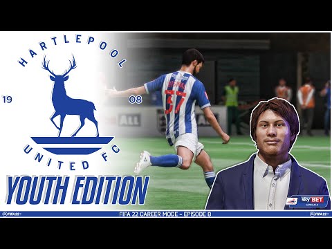 FIFA 22 YOUTH ACADEMY Career Mode EP8- Youth Edition - Hartlepool United - GOALS WILL COME
