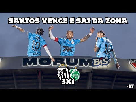 SANTOS WINS WITH TWO GOALS FROM NEYMAR AT MORUMBIS | SANTOS 3X1 JUVENTUDE