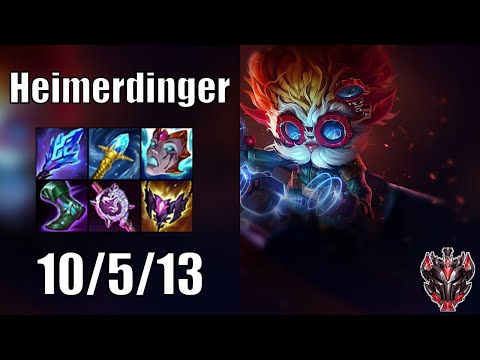 Heimerdinger vs Pyke SUPPORT - Patch 12.22 euw1 GRANDMASTER
