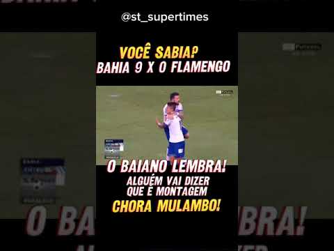 Bahia 9 X 0 Flamengo #osirmaosvita #cartaovermelho #futebol #flamengo