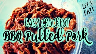 2 INGREDIENT BBQ PULLED PORK | EASY CROCK POT RECIPE!
