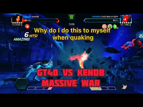 alliance war season 30 war 9 GT40  vs KENOB massive war! (for standings short for me)