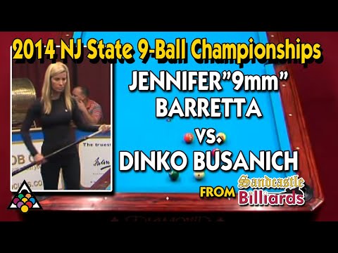 2014 NJ State 9-Ball Championships: Jennifer Barretta vs. Dinko Busanich