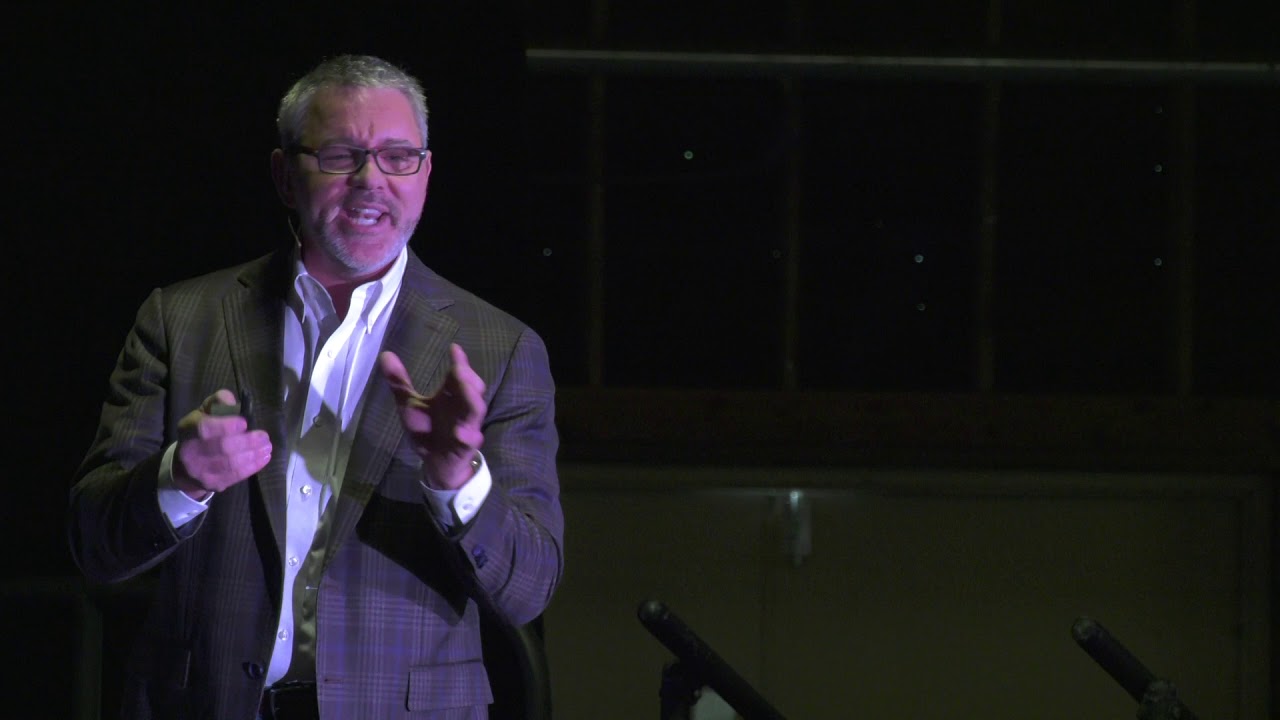 Richard Lackey on stage