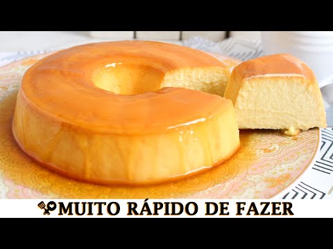 PUDIM DE QUEIJO PRONTO EM 25 MINUTOS - RECEITAS QUE AMO