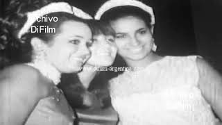 Concurso con la eleccion de la reina del carnaval en Uruguay 1969