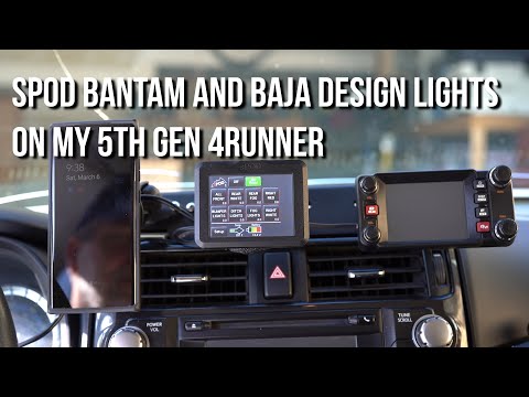 SPOD Bantam and Baja Design Lights on my 5th Gen 4Runner