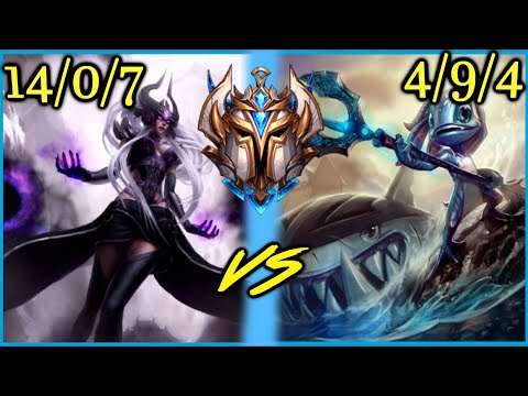 Syndra vs Fizz [14/0] Challenger Syndra Commentary