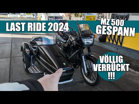 Last RIDE 2024 | MZ 500 Gespann | Völlig verrückt!!!