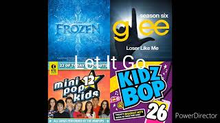 Let it Go from Frozen 1 (Idina Menzel/Kidz Bop/the Glee cast/Mini Pop Kids Mashup)