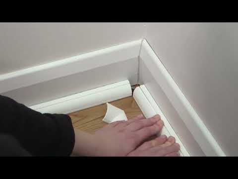 D-Line 1/4 -round floor trunking | Screwfix