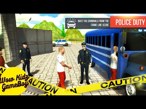 Offroad Coach Police Bus Driver - Hill Dangerous Duty Driving Simulator - Android GamePlay
