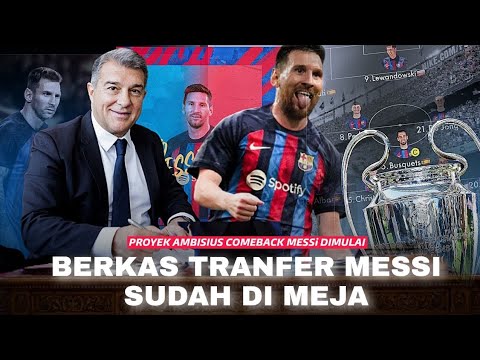 Menggabungkan Messi dan Lewandowski !! : Langkah-Langkah Barcelona Mengembalikan Messi ke Camp Nou