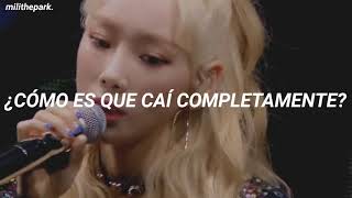 ❝ Taeyeon - make me love you (sub. español) live ❞