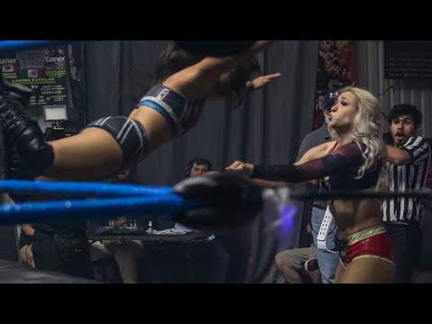 Raychell Rose vs Rok-C (Roxanne Perez NXT/WWE) - New Texas Women's Championship Match (Hou 4.24.21)
