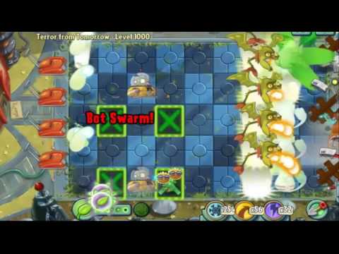 Terror From Tomorrow Level 1000 Impossible Level with Gargantuar Plants Plants vs Zombies 2
