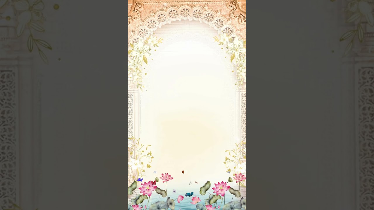 4K Wedding Invitation Background Video | Stocklate #backgroundvideo #shorts