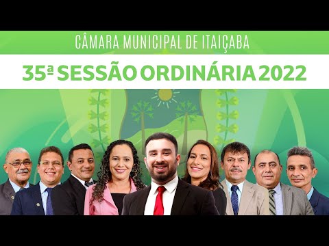 35ª SESSÃO ORDINÁRIA DE 2022