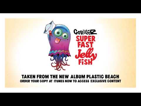 Gorillaz - Superfast Jellyfish ft. De La Soul & Gruff Rhys (HD)