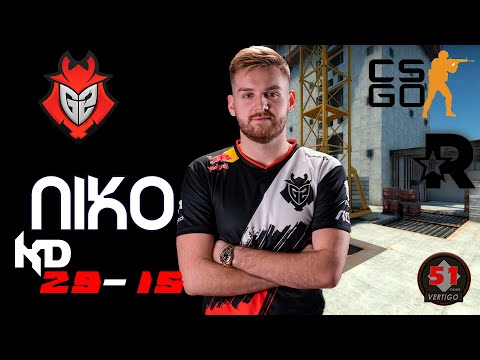 CSGO POV #niko FACEIT on vertigo 29 kills