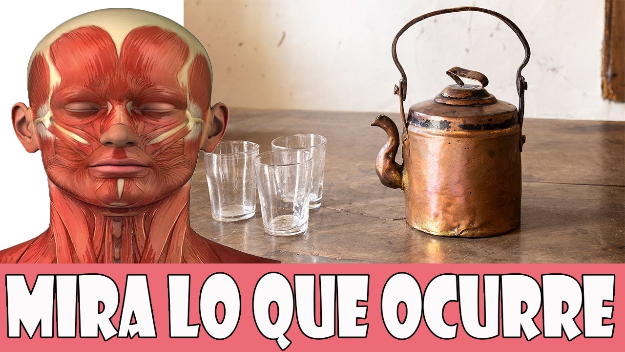 MIRA LO QUE OCURRE SI BEBES AGUA EN UN RECIPIENTE DE COBRE