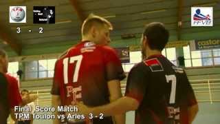preview picture of video 'Volleyball Masculin TPM Toulon vs Arles Match Point Championnat  de France N3 Live TV Sports 2013'