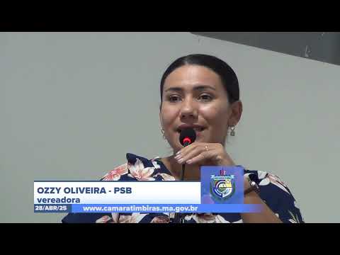  SESSÃO DIA 05/05/2025 – PRONUNCIAMENTO DA VEREADORA OZZY OLIVEIRA