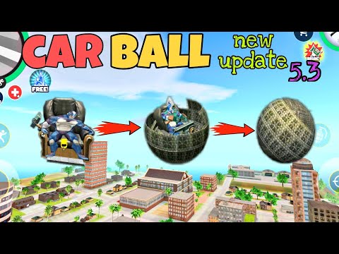 rope hero vice town game | car ball new update 5.3 | rope hero game | rope hero vice town #ropehero
