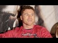 WTF! CANELO HINTS MOVE TO CRUISERWEIGHT "IT SOUNDS CRAZY BUT YOU NEVER KNOW!"