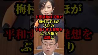 参政党、梅村みずほが土葬墓地問題について平和すぎる発想の大臣をぶった斬り話題に