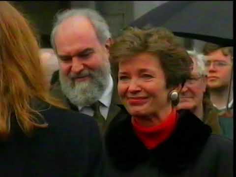 RTE News Funeral of Dermot Morgan Friday 6th March 1998