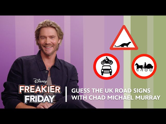Chad Michael Murray Guesses UK Road Signs