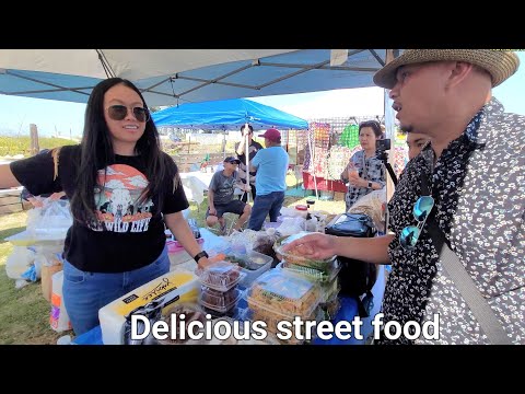 Lao New Year 2024 in Stockton, California. With Delicious street food.