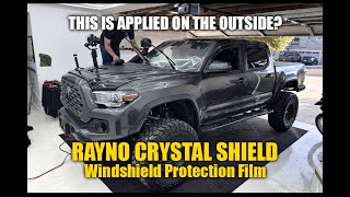 NO MORE ROCK CHIPS WITH THIS Rayno Windshield Protection FILM? | Installation + Review