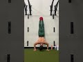 Chest-to-wall Handstand Push-ups (HSPUs) #AskKenneth #shorts