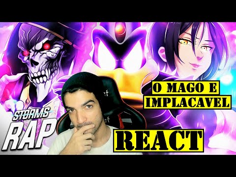 REACT - Rap dos Magos ( Animes ) | Somos Implacáveis | Storms