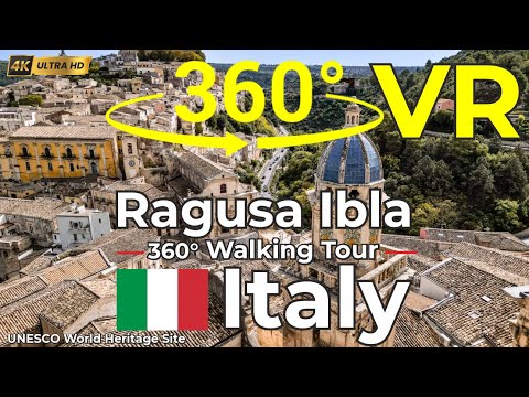 🇮🇹 Ragusa Ibla, Italy | 360° Walking Tour Through Sicily’s Baroque Old Town