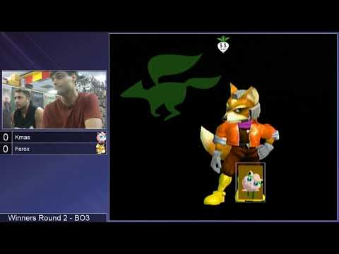 GSS 102 SSBM - Kmas (Jigglypuff) vs. Ferox (Fox) - Melee WR2