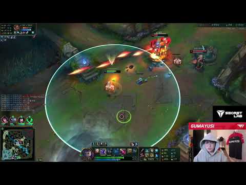 TES Mark (Thresh) spam pinged T1 Gumayusi after he solo killed 3 enemies on Jinx | Stream Highlights