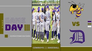 TX High School Baseball: Sabinal Yellowjackets vs D’Hanis Cowboys