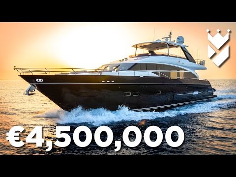 "CAPE COD" - IS THIS PRINCESS 88 YACHT BETTER THAN NEW?