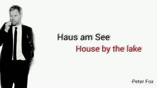 Haus am See, Peter Fox - Learn German With Music, English Lyrics
