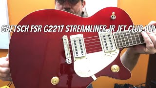 Video thumbnail for Gretsch FSR G2217 Streamliner Jr Jet Club Ltd - Candy Apple Red Demo by Ben Coombs